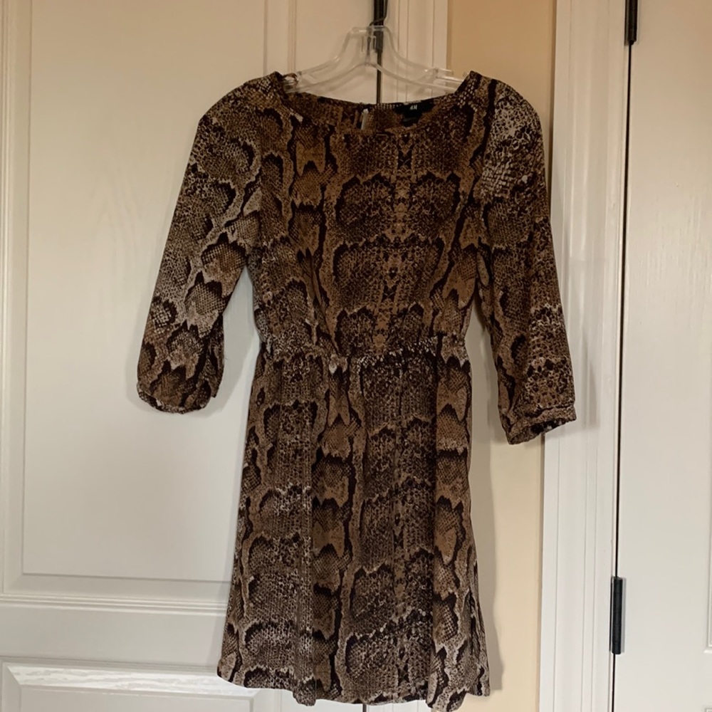 Animal print dress that fits any occasion.